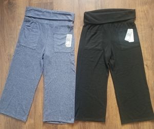 2/34$ NWT Splendid Studio Cropped Wide Leg Pants